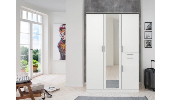Armoire 4 portes - Lingère / Dressing / Tiroirs