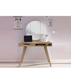 Coiffeuse et table de maquillage avec rangement