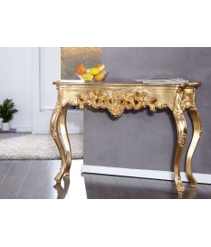 Console baroque dorée