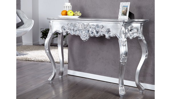 Console baroque argenté