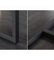 Table design rectangulaire / Céramique et piétement métal noir