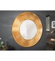 Miroir mural rond 100 cm déco doré vintage