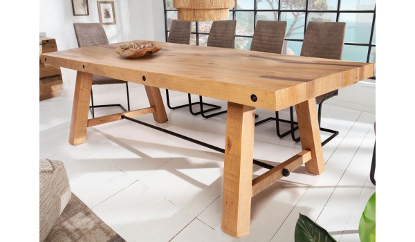 Table de ferme campagnarde 8 personnes