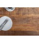 Table campagnarde shabby chic bois de Manguier et Blanche