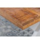 Table campagnarde shabby chic bois de Manguier et Blanche