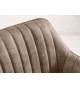 Chaise haute de bar taupe antique