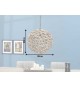 Suspension luminaire boule en bois flotté