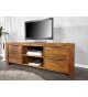 Meuble TV 135 cm, bois massif Sesham