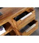 Meuble TV 135 cm, bois massif Sesham