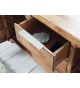 Meuble buffet 135 cm, bois massif Sesham