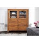 Buffet vaisselier vitré bois massif Sesham