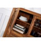 Buffet vaisselier vitré bois massif Sesham