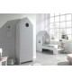 Armoire de chambre enfant style cabanon