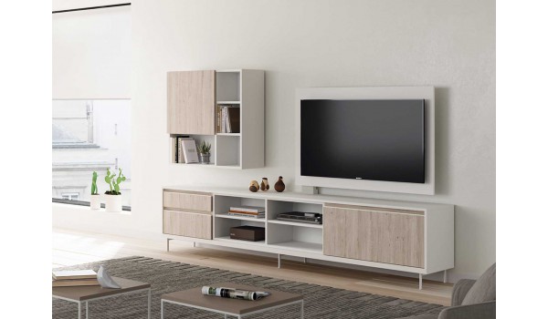 Meuble TV meuble mural et panneau TV orientable