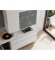 Meuble TV panneau TV orientable et meuble mural
