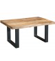 Table basse rectangulaire en bois de Manguier