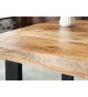Table basse rectangulaire en bois de Manguier