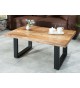 Table basse rectangulaire en bois de Manguier