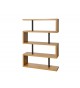Bibliothèque étagère en bois et métal moderne