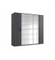 Armoire miroir dressing 5 portes