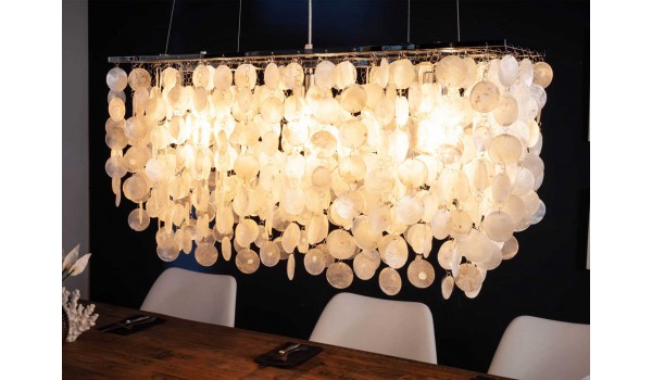 Suspension luminaire en nacre