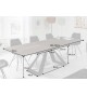 Table en céramique aspect chêne 180-230 cm
