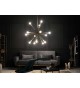 Luminaire design en métal doré