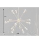 Luminaire design en métal doré
