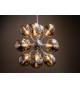 Luminaire contemporain 12 boules d'argents