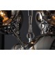 Luminaire contemporain 12 boules d'argents