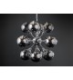 Luminaire contemporain 12 boules d'argents