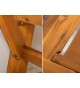 Banc de jardin en bois acacia avec coussin