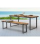 Table d'extérieur composite et aluminium 180 cm