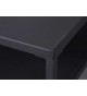 Table basse noire en métal