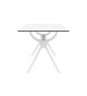 Table d'extérieur et d'intérieur blanche design