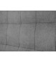 Tête de lit matelassée moderne en tissu gris 140 cm
