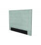 Tête de lit pas cher en tissu vert 140 cm