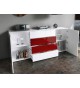 Buffet Design Blanc Laqué / 4 Portes & 4Tiroirs