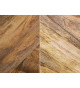 Deux tables basses carrées emboîtable