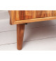 Table de nuit en bois d'acacia - 2 Tiroirs