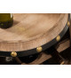 Tonneau bar en bois range bouteilles