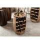 Tonneau bar en bois range bouteilles