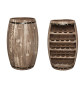 Range bouteille tonneau bar en bois