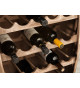 Range bouteille tonneau bar en bois