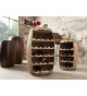 Range bouteille tonneau bar en bois