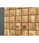 Meuble bar comptoir en bois d'acacia