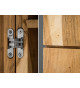 Meuble bar comptoir en bois d'acacia
