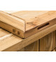 Meuble bar comptoir en bois d'acacia