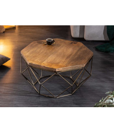 Table basse forme diamant 70 cm