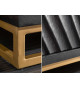Meuble bar haut contemporain en bois massif - 2 portes